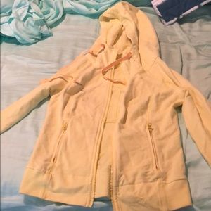 Lulu zip jacket small stains